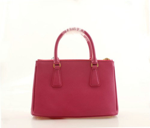 2014 Prada saffiano calfskin BN2316 rosered